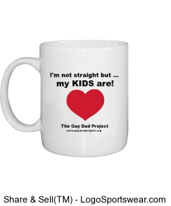 I'm not straight by my kids are coffee mug. Design Zoom
